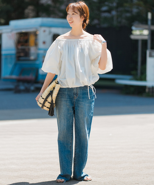 spick&span HYUオフショルブラウス HYU オフショルブラウス（シャツ／ブラウス）｜Spick and Span