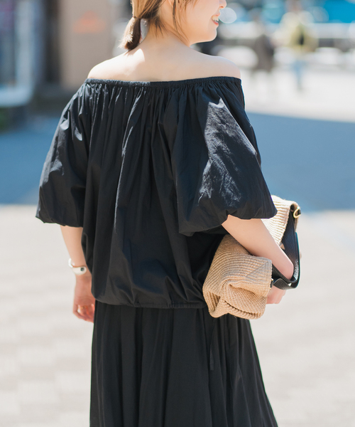 「Spick & Span」 7分袖ブラウス FREE ブラック レディース Spick＆Span 「Spick & Span」 7分袖ブラウス FREE ブラック