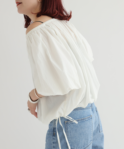 Spick＆Span ブラウス シャツ HYU オフショルブラウス