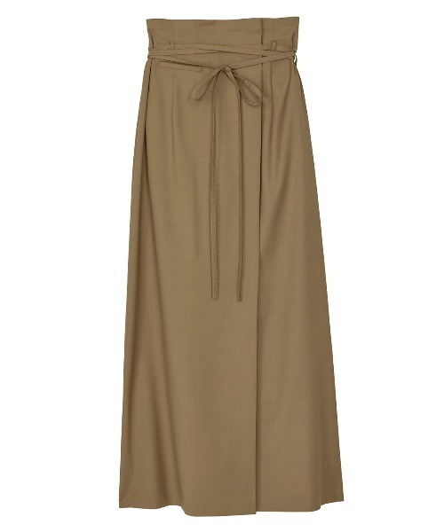 Ameri（アメリ） ロング スカート MEDI WRAP LIKE WIDE WAIST SKIRT