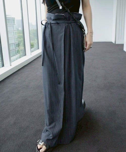 Ameri（アメリ） ロング スカート MEDI WRAP LIKE WIDE WAIST SKIRT