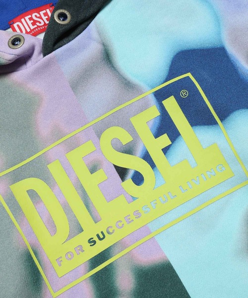 「DIESEL KIDS」 「KIDS」プルオーバーパーカー 14Y ブルー キッズ
