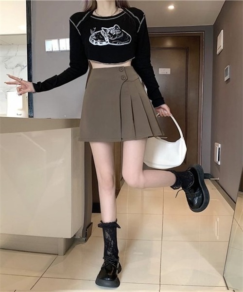 FREE STYLISTS スカート サイドプリーツミニスカート : ZOZOTOWN Yahoo