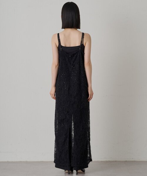 【Lounge Dress】レースキャミワンピース Loungedress ワンピース シアーレースキャミワンピース