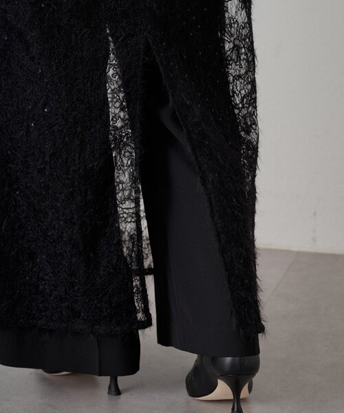 【Lounge Dress】レースキャミワンピース Loungedress ワンピース シアーレースキャミワンピース