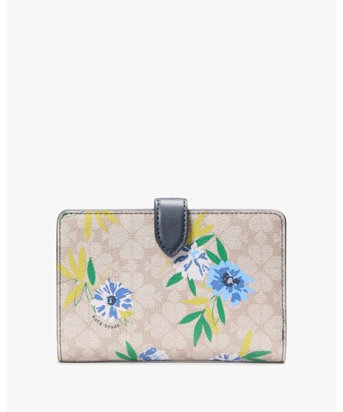 【新品】kate spade 二つ折り財布 スペード フラワー フェスティバル スペード フラワー フェスティバル フローラル トス ミディアム