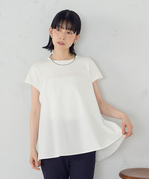 COMME CA ISM（コムサイズム） tシャツ ビスチェ風 コンビカットソー