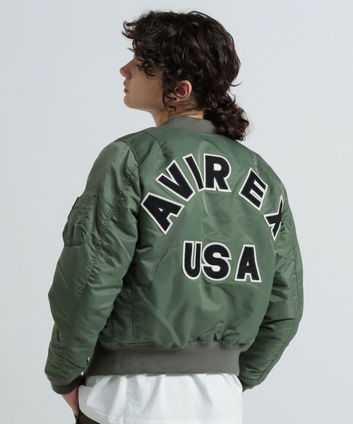 AVIREX（アヴィレックス） ma1 ma-1 「WOMAN」MA-1 コマーシャル ロゴ