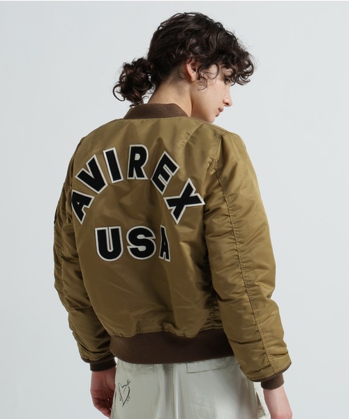 AVIREX（アヴィレックス） ma1 ma-1 「WOMAN」MA-1 コマーシャル ロゴ