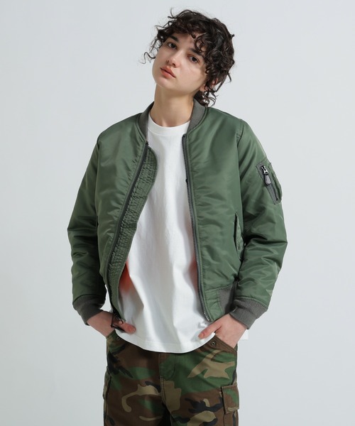 AVIREX（アヴィレックス） ma1 ma-1 「WOMAN」MA-1 コマーシャル ロゴ