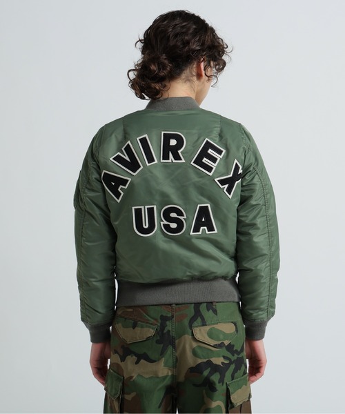 AVIREX（アヴィレックス） ma1 ma-1 「WOMAN」MA-1 コマーシャル ロゴ