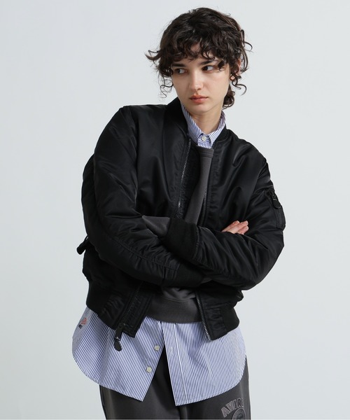 AVIREX（アヴィレックス） ma1 ma-1 「WOMAN」MA-1 コマーシャル ロゴ