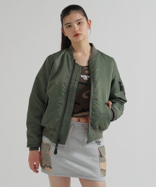 AVIREX（アヴィレックス） ma1 ma-1 「WOMAN」MA-1 コマーシャル ロゴ