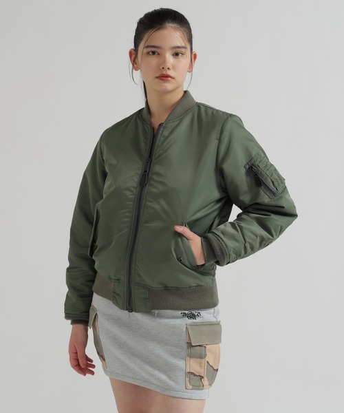 AVIREX（アヴィレックス） ma1 ma-1 「WOMAN」MA-1 コマーシャル ロゴ