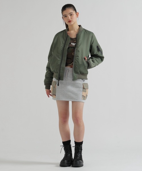 AVIREX（アヴィレックス） ma1 ma-1 「WOMAN」MA-1 コマーシャル ロゴ