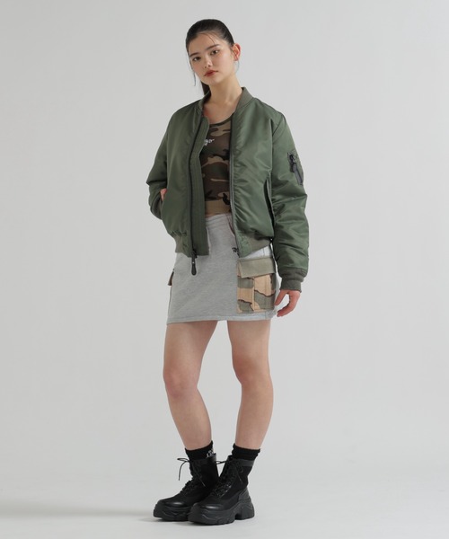 AVIREX（アヴィレックス） ma1 ma-1 「WOMAN」MA-1 コマーシャル ロゴ