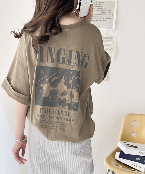 「classicalelf」 半袖Tシャツ MEDIUM ベージュ レディース