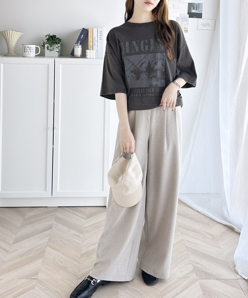 「classicalelf」 半袖Tシャツ MEDIUM ベージュ レディース