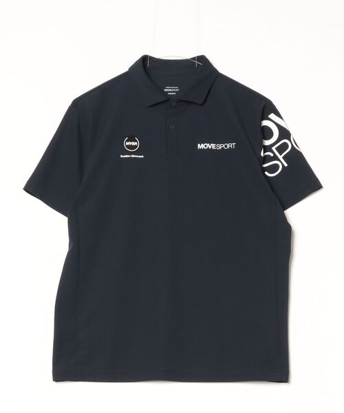 DESCENTE 「DESCENTE」 半袖ポロシャツ S ネイビー メンズ