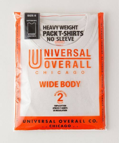 「UNIVERSAL OVERALL」 ノースリーブトップス MEDIUM グレー メンズ