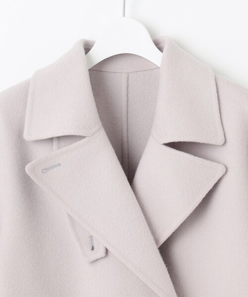 自由区（ジユウク） コート アウター ウールリバーダブルブレスト