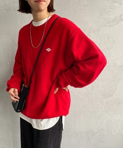 Danton（ダントン） 長袖ニット 42 レッド メンズ : ZOZOTOWN Yahoo!店