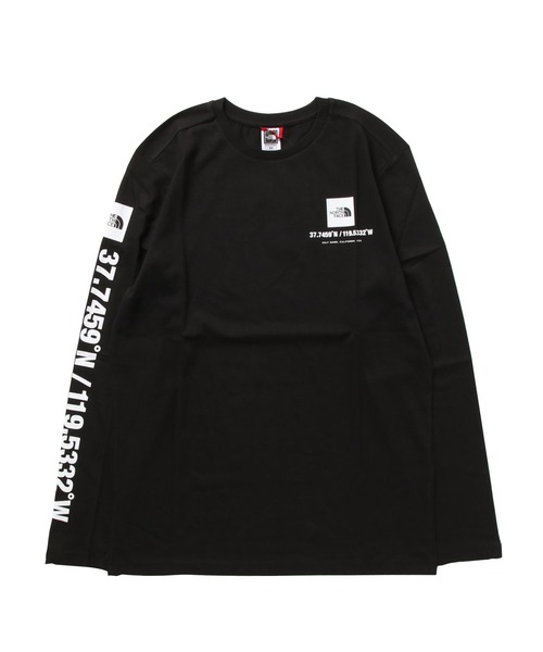 「THE NORTH FACE」 長袖Tシャツ LARGE ホワイト メンズ_画像3
