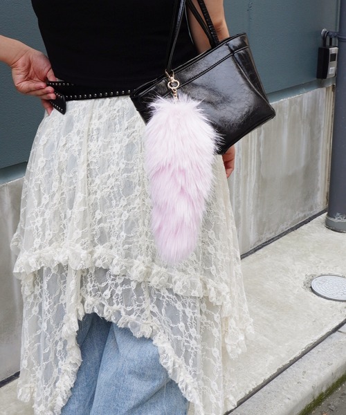 UP START キーホルダー しっぽチャームキーホルダー/キーホルダー(RO