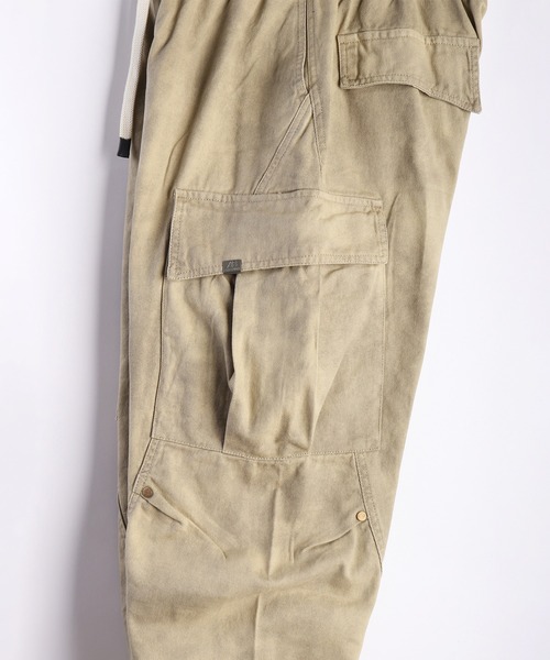 WESTSEA（ウエストシー） カーゴパンツ ムラ染め バルーンカーゴパンツ