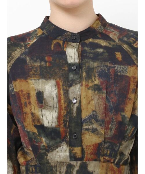 MURUA（ムルーア） ワンピース ニュアンスパターンマキシワンピース