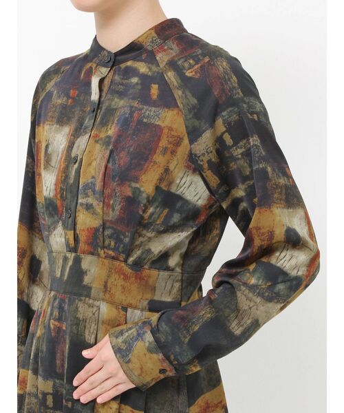 MURUA（ムルーア） ワンピース ニュアンスパターンマキシワンピース