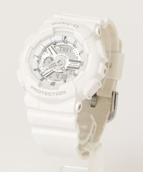 Baby-G ホワイト 腕時計(デジタル) BABY-G 「BABY-G」 デジタル腕時計 - ホワイト レディース
