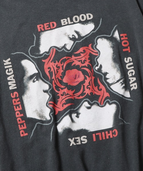 「THRIFTY LOOK」 「redhotchilipeppers」半袖Tシャツ L ホワイト メンズ