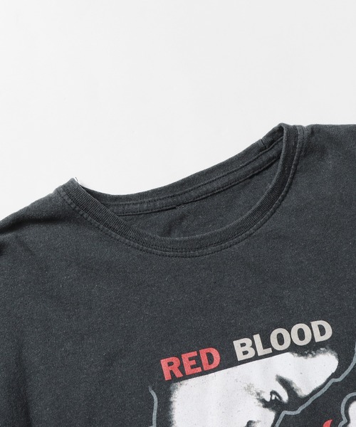 「THRIFTY LOOK」 「redhotchilipeppers」半袖Tシャツ L ホワイト メンズ