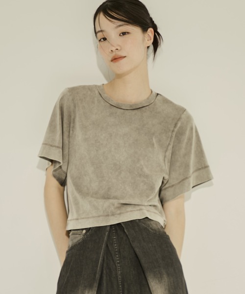tシャツ 「STUDIOUS/ステュディオス」Faded Chibi Tee/フェイデッドチビTシャツ レディース