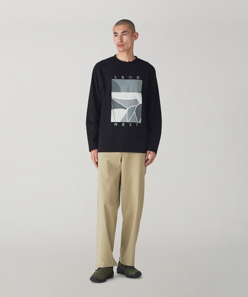 「Snow Peak」 長(zhǎng)袖Tシャツ X-LARGE ブラック メンズ