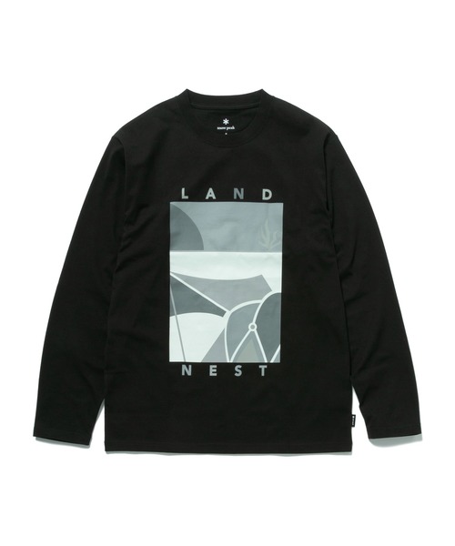 「Snow Peak」 長(zhǎng)袖Tシャツ X-LARGE ブラック メンズ