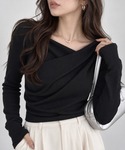 tシャツ 「大人の抜け感を演出する、上品ドレー...の詳細画像1