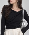 tシャツ 「大人の抜け感を演出する、上品ドレー...の詳細画像2