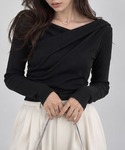 tシャツ 「大人の抜け感を演出する、上品ドレー...の詳細画像3