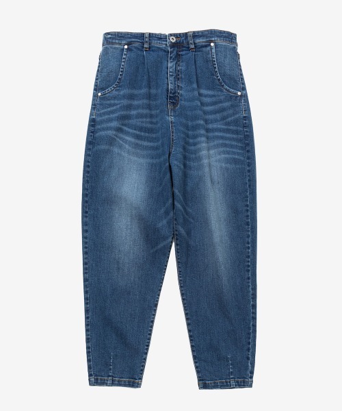 [rehacer] обработка Denim брюки LARGE голубой мужской 