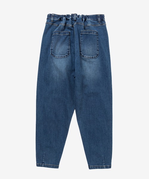 [rehacer] обработка Denim брюки LARGE голубой мужской 