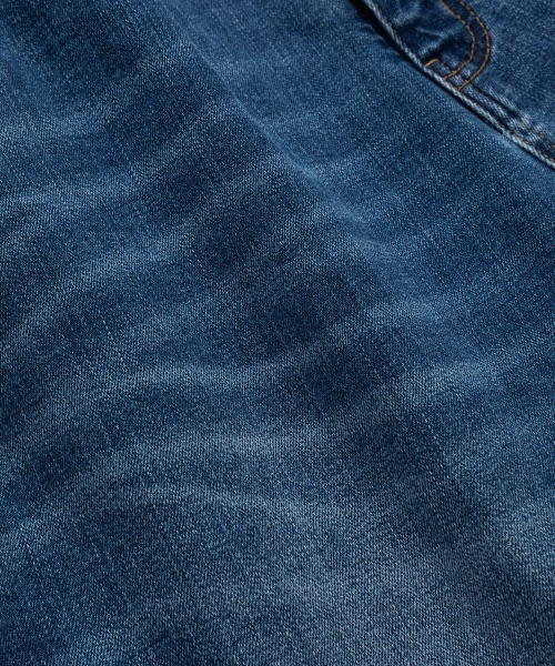 [rehacer] обработка Denim брюки LARGE голубой мужской 