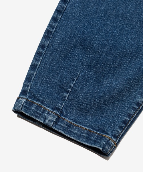 [rehacer] обработка Denim брюки LARGE голубой мужской 
