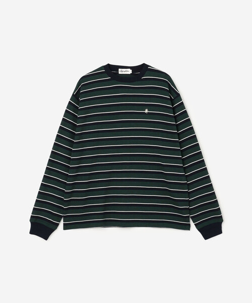 UNDERCOVERISM ストライプ長袖カットソー GYMPHLEX（ジムフレックス） tシャツ | ストライプ ワッフルカットソー