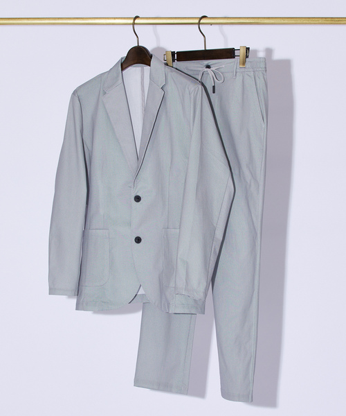 th product セットアップ 46 ライトグレー ABAHOUSE GRAY 「ABAHOUSE GRAY」 セットアップ 46 ライトグレー