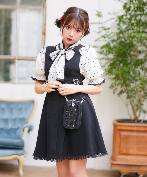 「ROJITA」 半袖ブラウス FREE アイボリー レディース_画像2