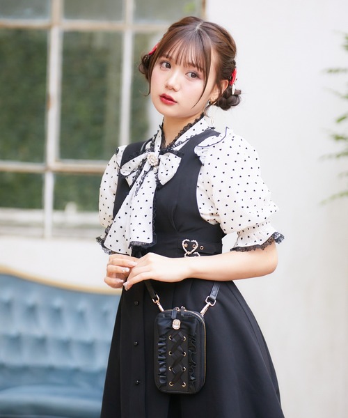 「ROJITA」 半袖ブラウス FREE アイボリー レディース_画像3