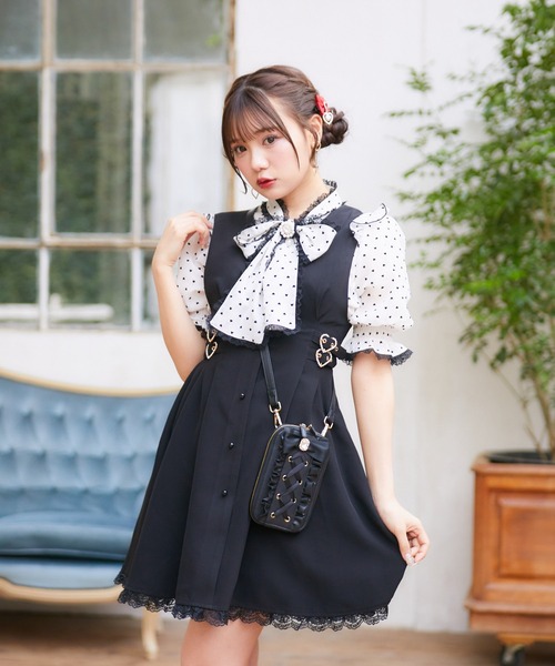 「ROJITA」 半袖ブラウス FREE アイボリー レディース_画像4