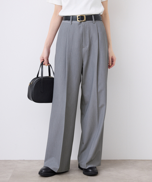 SLOBE IENA（スローブイエナ） スラックス パンツ 「WEBのみ4サイズ